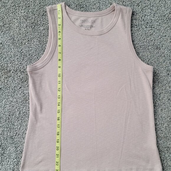 Rachel Zoe Tan High Neck Sleeveless Tank Top Size XL Extra Large Women - Picture 8 of 10